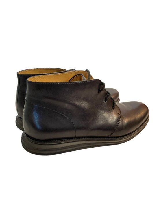 Cole Haan Original Grand Black Leather Chukka Boots Size 13 Rubber Sole Comfort main image 6